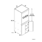 RTA Euro Gloss White 30" x 71" - 1/4" Single Oven Cabinet with 2 Doors