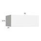 RTA Euro Gloss White 33" x 12-5/8" x 24" Flip Up Door Wall Cabinet with 2 Finished End Panels