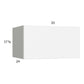 RTA Euro Gloss White 33" x 17-5/8" x 24" Flip Up Door Wall Cabinet with 2 Finished End Panels
