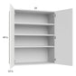 RTA Euro Gloss White 33" x 40-1/4" Wall Cabinet