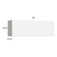 RTA Euro Gloss White 36" x 12-5/8" Flip Up Door Wall Cabinet with 2 Finished End Panels