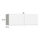 RTA Euro Gloss White 36" x 12-5/8" Wall Cabinet