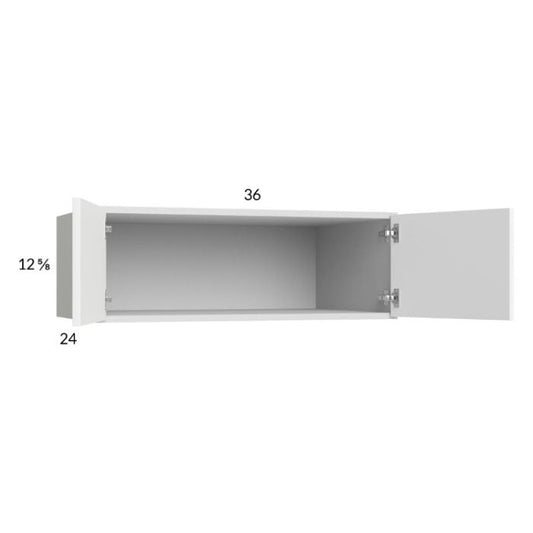RTA Euro Gloss White 36" x 12-5/8" x 24" Wall Cabinet