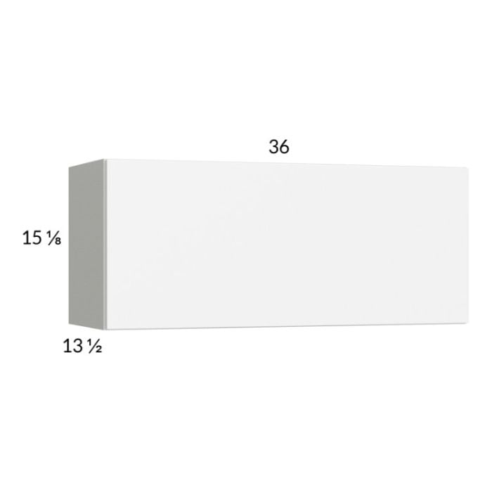 RTA Euro Gloss White 36" x 15-1/8" Flip Up Door Wall Cabinet