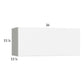 RTA Euro Gloss White 36" x 15-1/8" Flip Up Door Wall Cabinet with 1 Finished End Panel