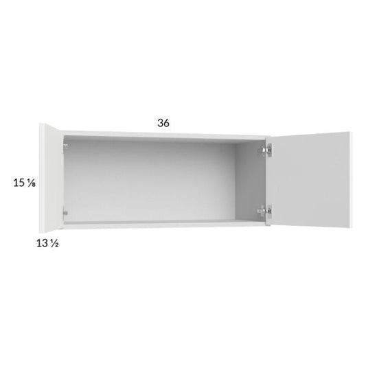 RTA Euro Gloss White 36" x 15-1/8" Wall Cabinet