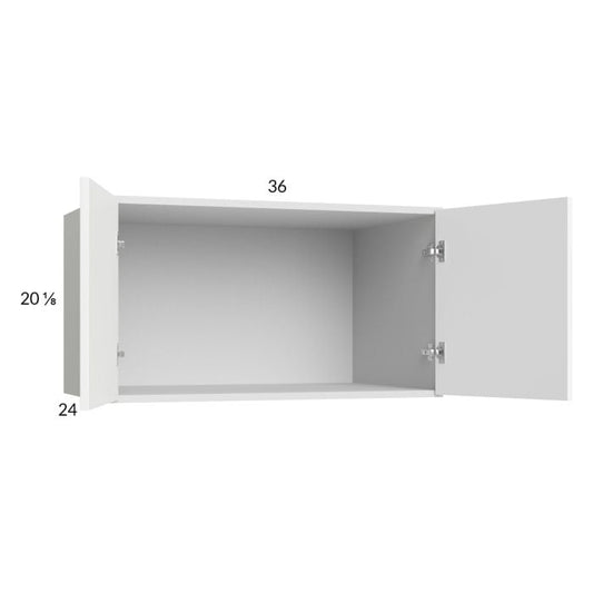 RTA Euro Gloss White 36" x 20" x 24" Wall Cabinet
