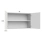 RTA Euro Gloss White 36" x 22-5/8" Wall Cabinet with 1 Finished End Panel