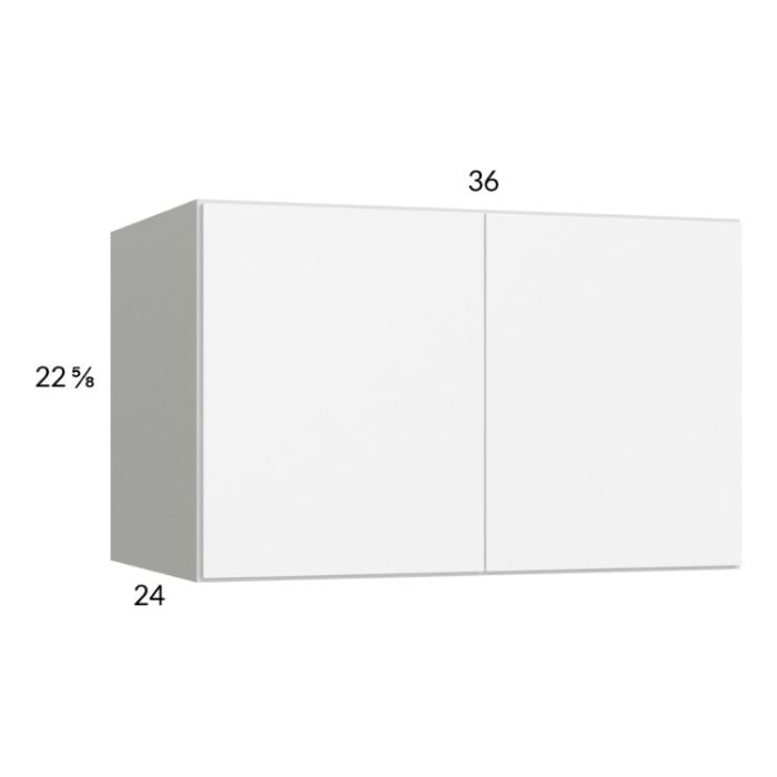 RTA Euro Gloss White 36" x 22-5/8" x 24" Wall Cabinet