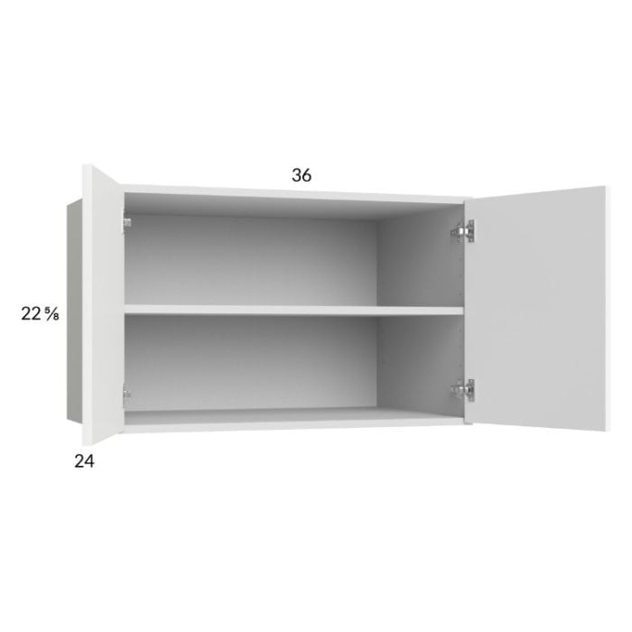 RTA Euro Gloss White 36" x 22-5/8" x 24" Wall Cabinet