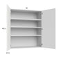 RTA Euro Gloss White 36" x 40-1/4" Wall Cabinet with 2 Finished End Panels