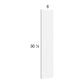RTA Euro Gloss White 5-7/8" x 30-1/4" Overlay Filler