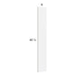 RTA Euro Gloss White 5-7/8" x 40-1/4" Overlay Filler
