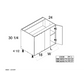 RTA Euro Gloss White 52" - 55" Full Height 2-Door Blind Base Corner Cabinet