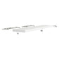 RTA Euro Gloss White 60" Floating Wall Shelf