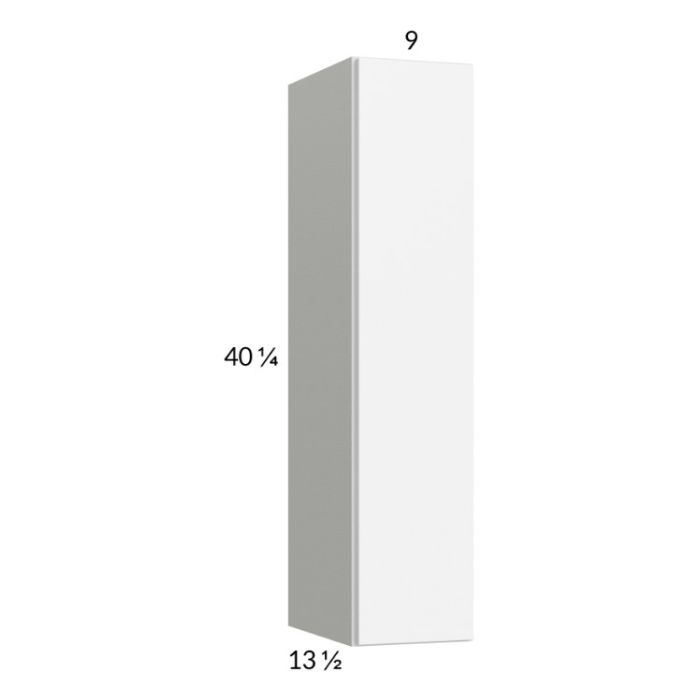 RTA Euro Gloss White 9" x 40-1/4" Wall Cabinet