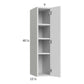 RTA Euro Gloss White 9" x 40-1/4" Wall Cabinet