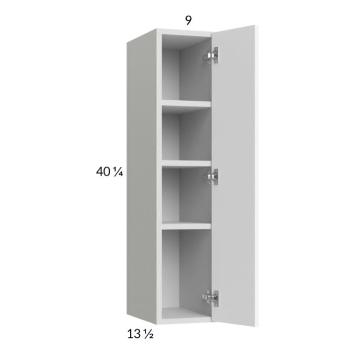 RTA Euro Gloss White 9" x 40-1/4" Wall Cabinet