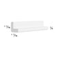 RTA Euro Gloss White 96" Outside Corner Moulding