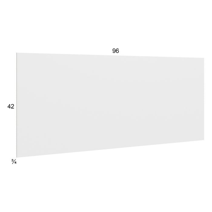 RTA Euro Gloss White Finished Panel 96" x 42" x 3/4"