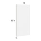 RTA Euro Gloss White Wall Overlay Panel - 15"W x 30-1/4"H x 3/4"D