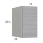 RTA Euro Grey 12" x 22-5/8" x 24" Wall Cabinet