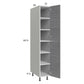 RTA Euro Grey 12" x 71-1/4" Utility Cabinet with 1 Door