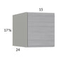 RTA Euro Grey 15" x 17-5/8" x 24" Wall Cabinet