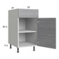 RTA Euro Grey 18" Base Cabinet