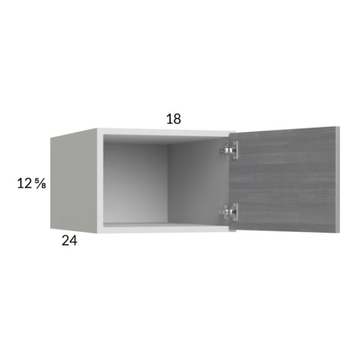 RTA Euro Grey 18" x 12-5/8" x 24" Wall Cabinet
