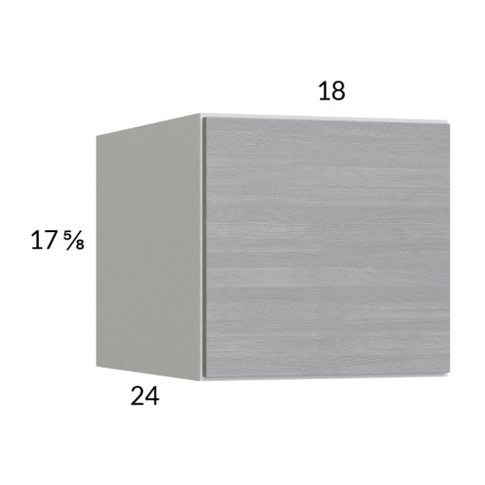 RTA Euro Grey 18" x 17-5/8" x 24" Wall Cabinet
