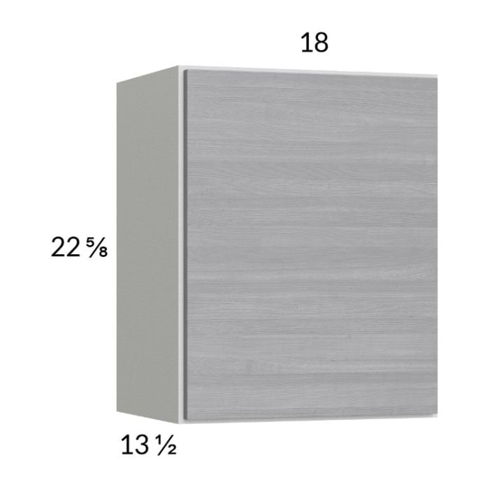 RTA Euro Grey 18" x 22-5/8" Wall Cabinet