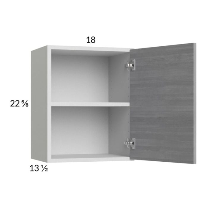 RTA Euro Grey 18" x 22-5/8" Wall Cabinet