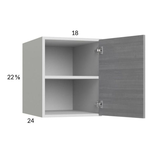 RTA Euro Grey 18" x 22-5/8" x 24" Wall Cabinet