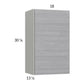 RTA Euro Grey 18" x 30-1/4" Wall Cabinet
