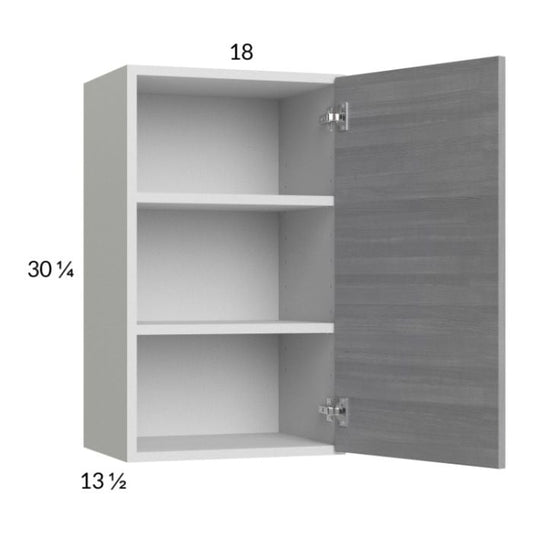 RTA Euro Grey 18" x 30-1/4" Wall Cabinet