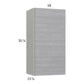 RTA Euro Grey 18" x 35-1/4" Wall Cabinet with 2 Finished End Panels