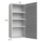 RTA Euro Grey 18" x 40-1/4" Wall Cabinet