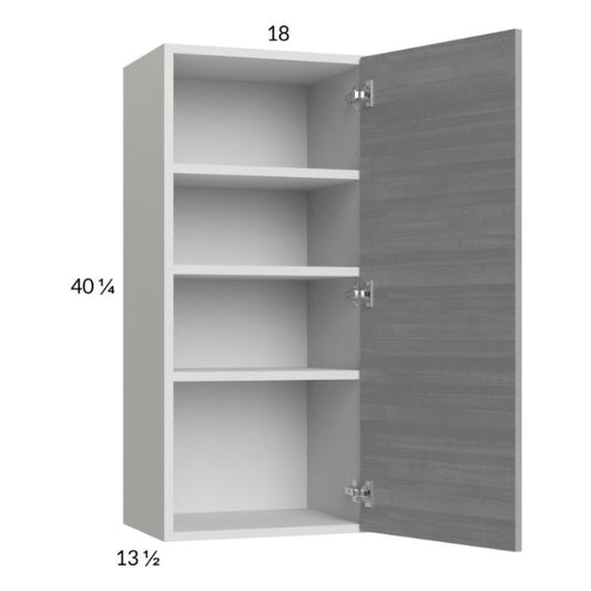 RTA Euro Grey 18" x 40-1/4" Wall Cabinet
