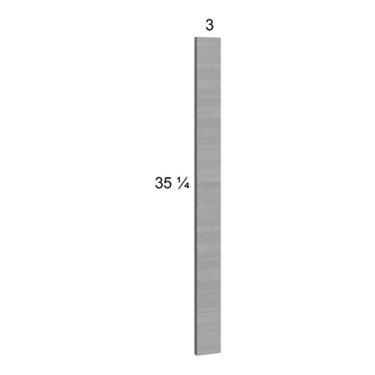 RTA Euro Grey 2-7/8" x 35-1/4" Overlay Filler