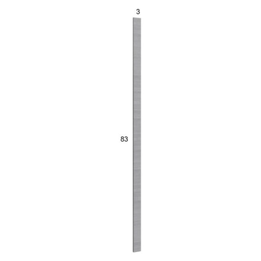 RTA Euro Grey 2-7/8" x 83" Overlay Filler
