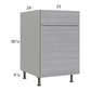 RTA Euro Grey 21" Base Cabinet