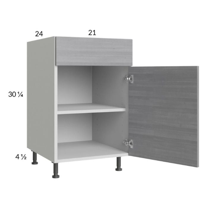 RTA Euro Grey 21" Base Cabinet