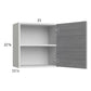 RTA Euro Grey 21" x 22-5/8" Wall Cabinet