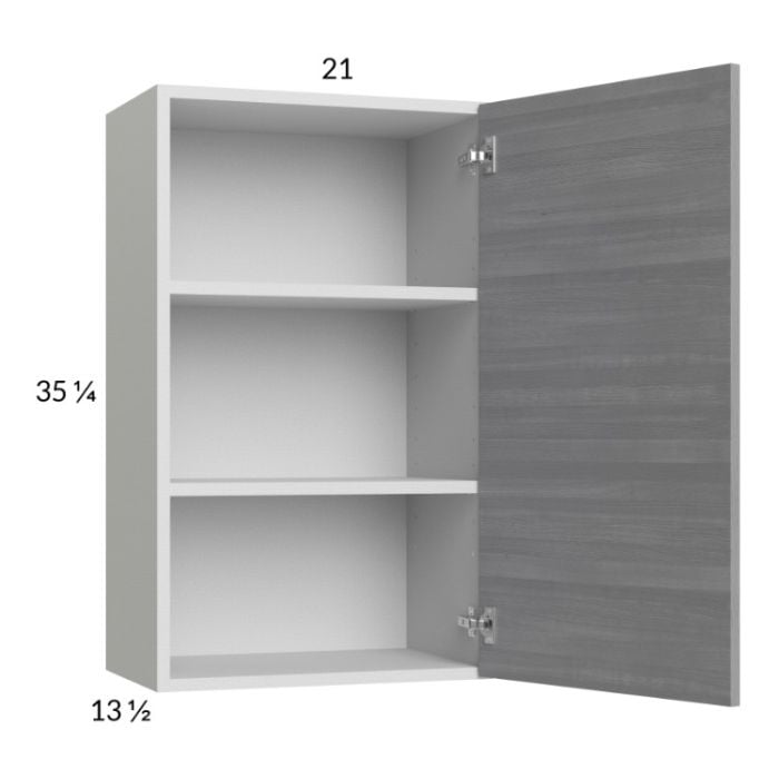 RTA Euro Grey 21" x 35-1/4" Wall Cabinet