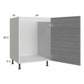 RTA Euro Grey 24" Full Height Door Sink Base Cabinet with 1 Door