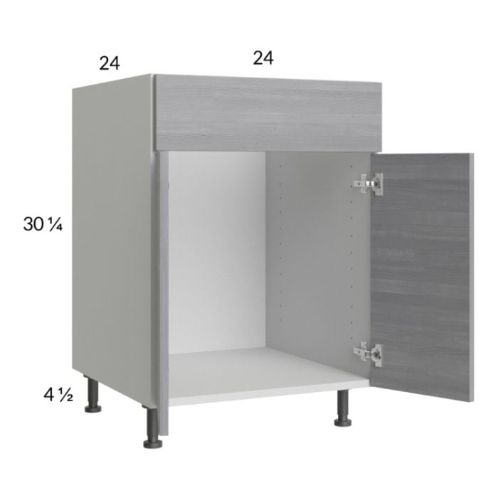 RTA Euro Grey 24" Sink Base Cabinet