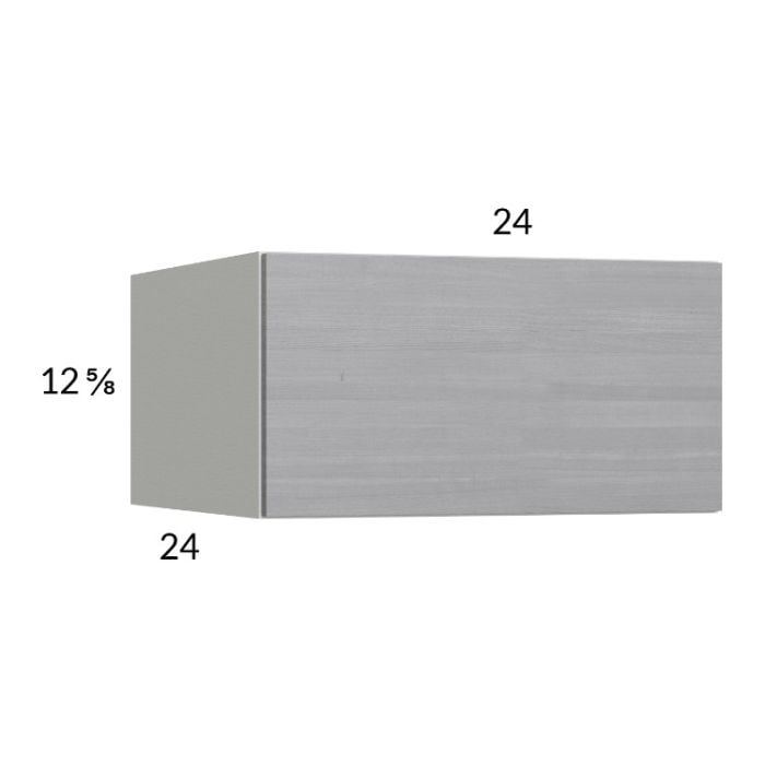 RTA Euro Grey 24" x 12-5/8" x 24" Flip Up Door Wall Cabinet