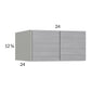 RTA Euro Grey 24" x 12-5/8" x 24" Wall Cabinet