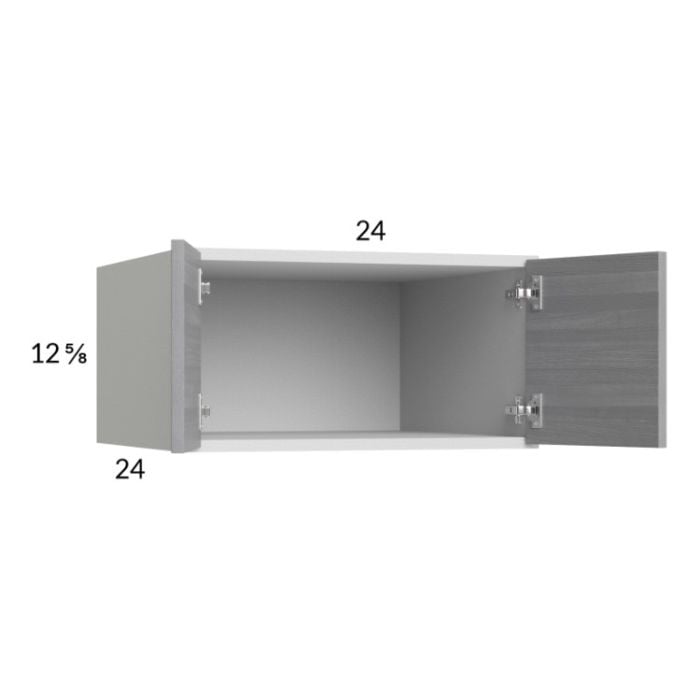 RTA Euro Grey 24" x 12-5/8" x 24" Wall Cabinet